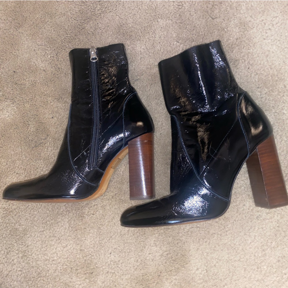Jonak Paris heeled leather boots size 39 EU